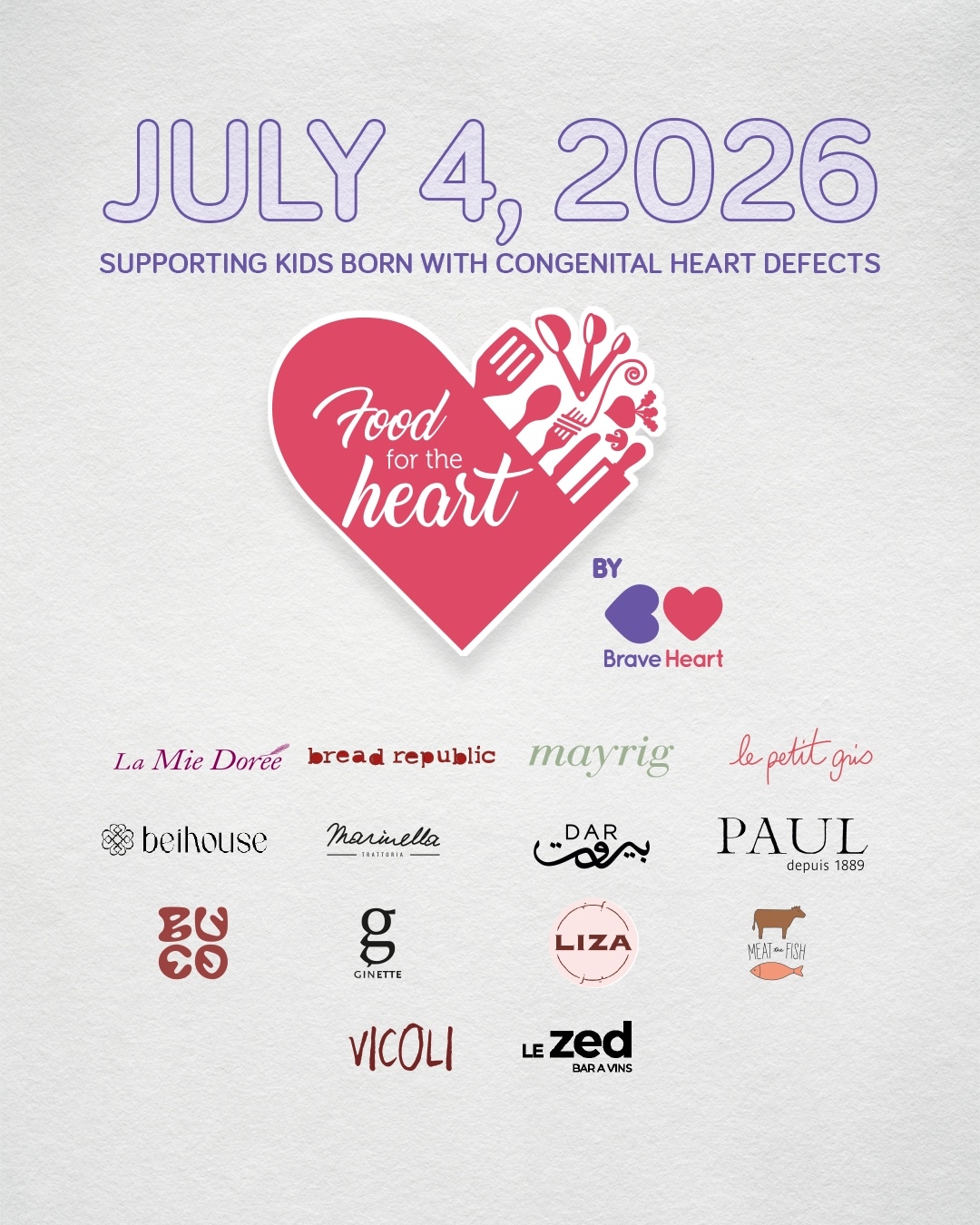 Food for the Heart 2026